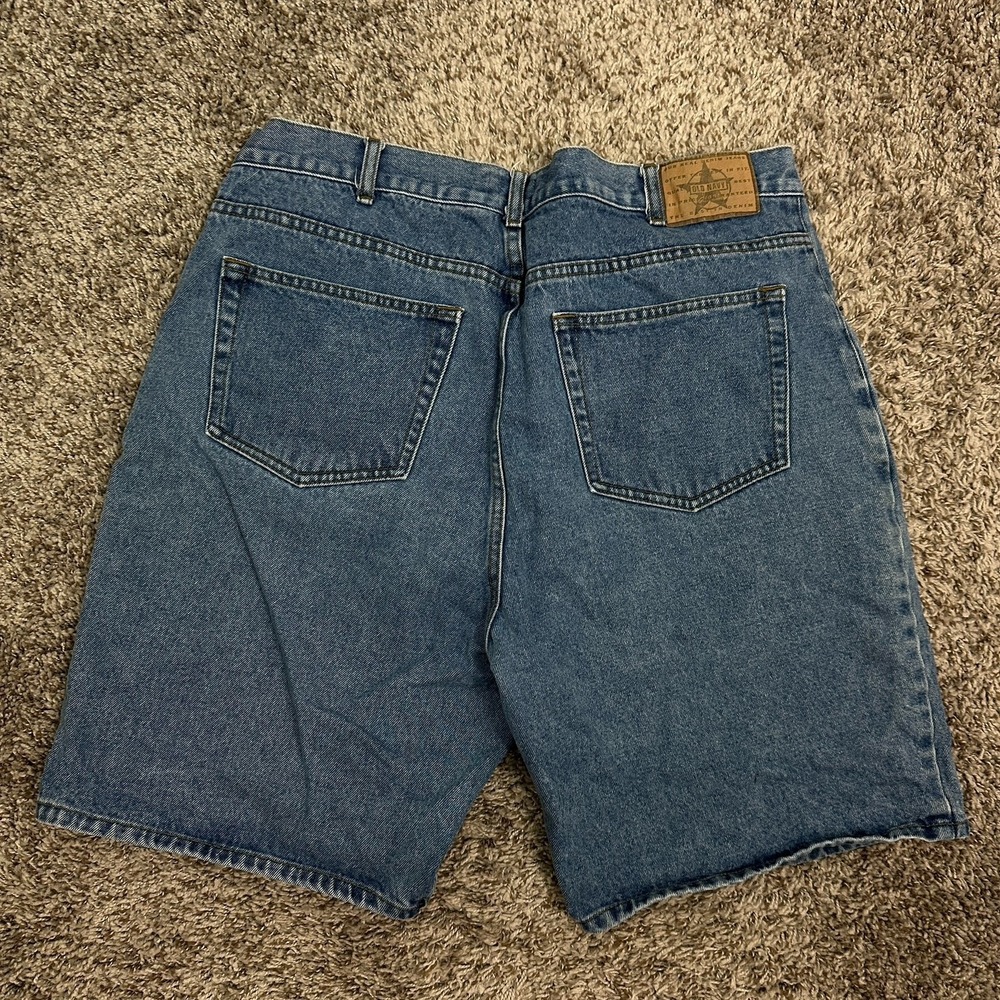 Vintage Y2K Old Navy Relaxed Denim Shorts Men 38 Medium Wash Skater Grunge